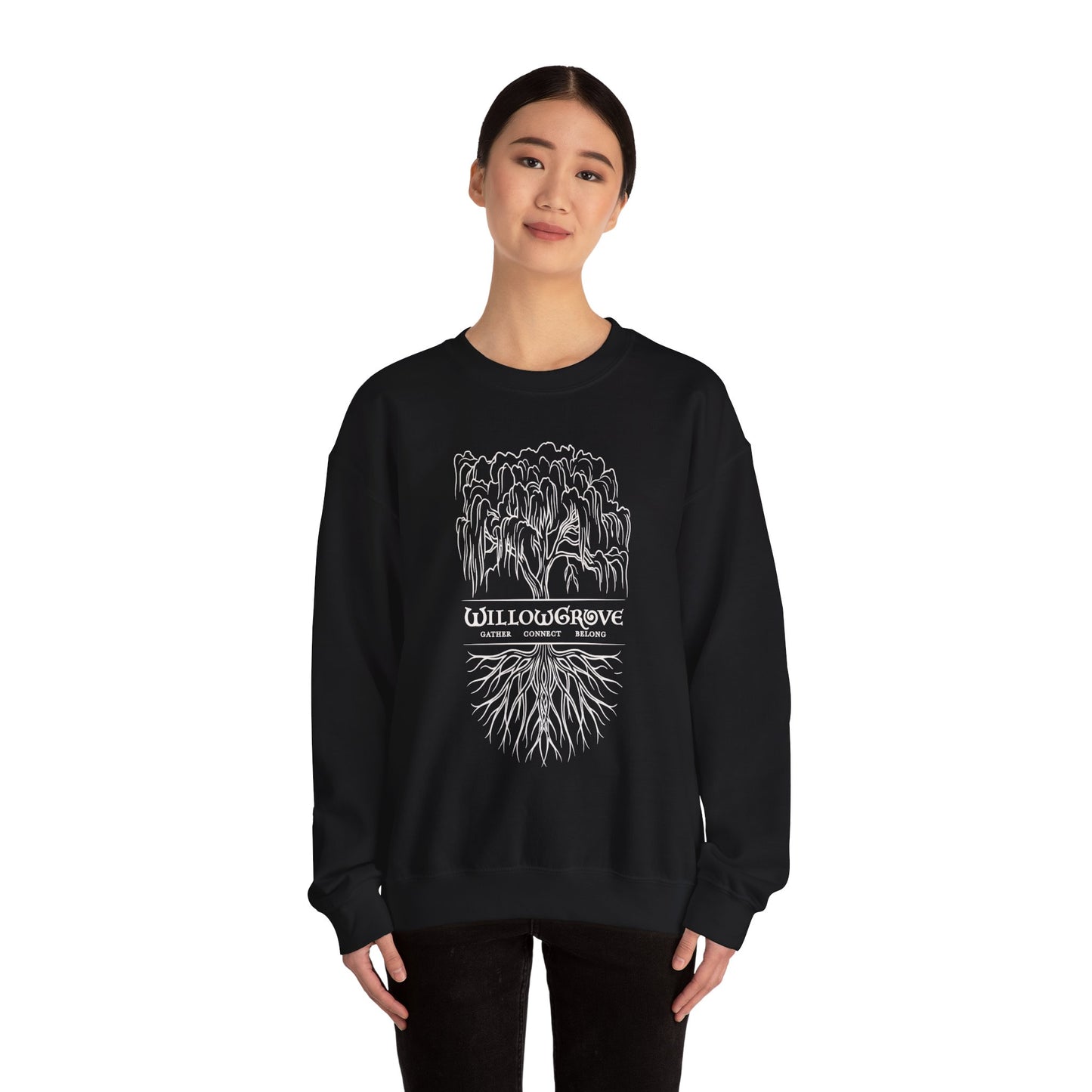 Arbor Series | WillowGrove Roots – Crewneck Sweatshirt