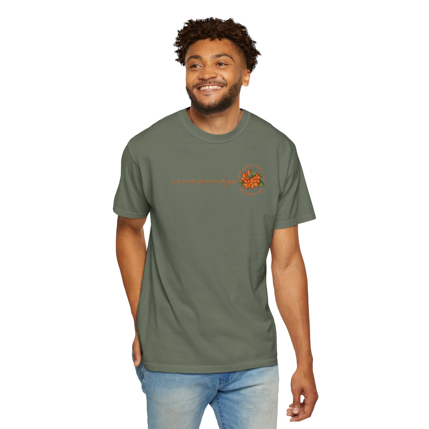 Be You Floral Values T-Shirt | Pride, Planted Collection