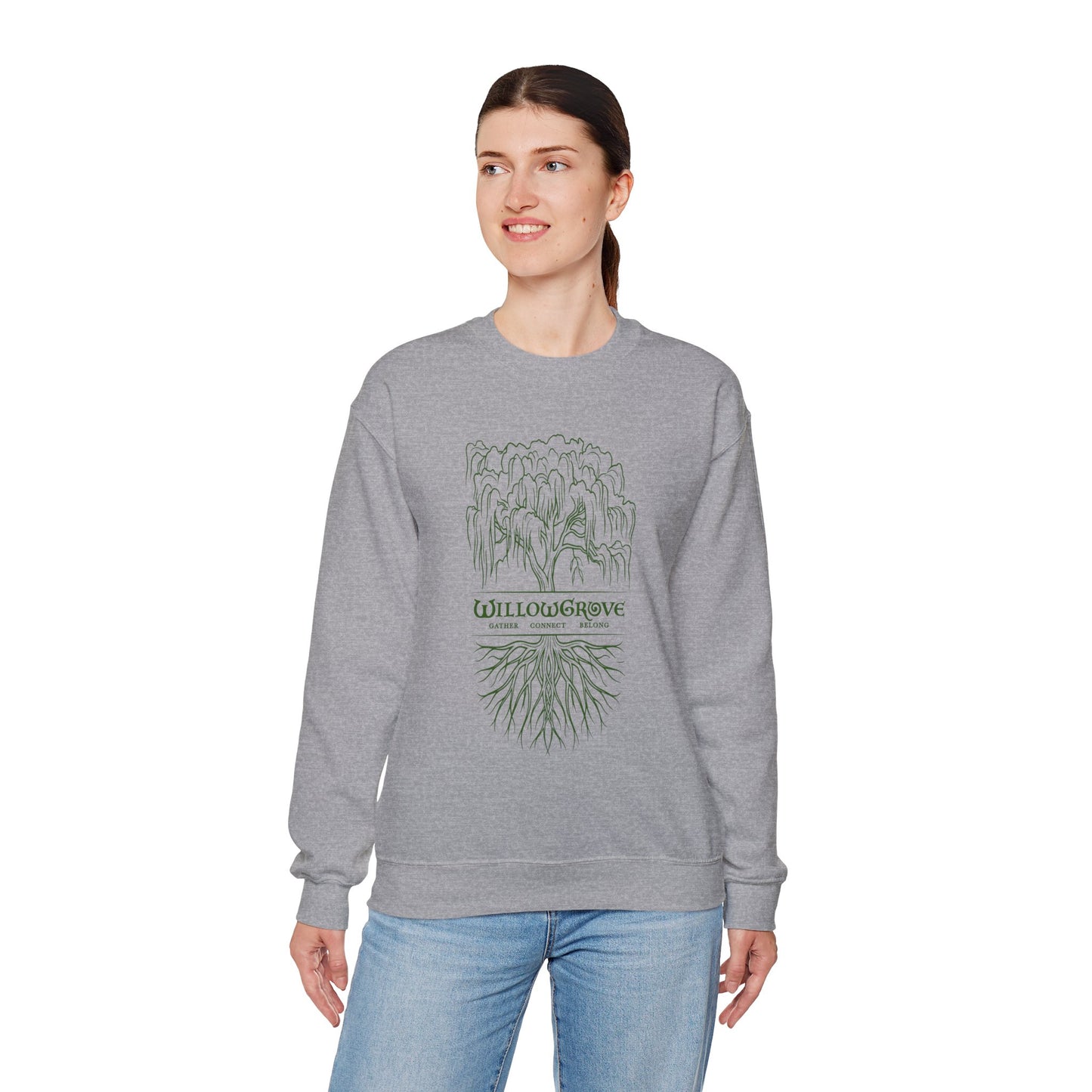 Arbor Series | WillowGrove Roots – Crewneck Sweatshirt