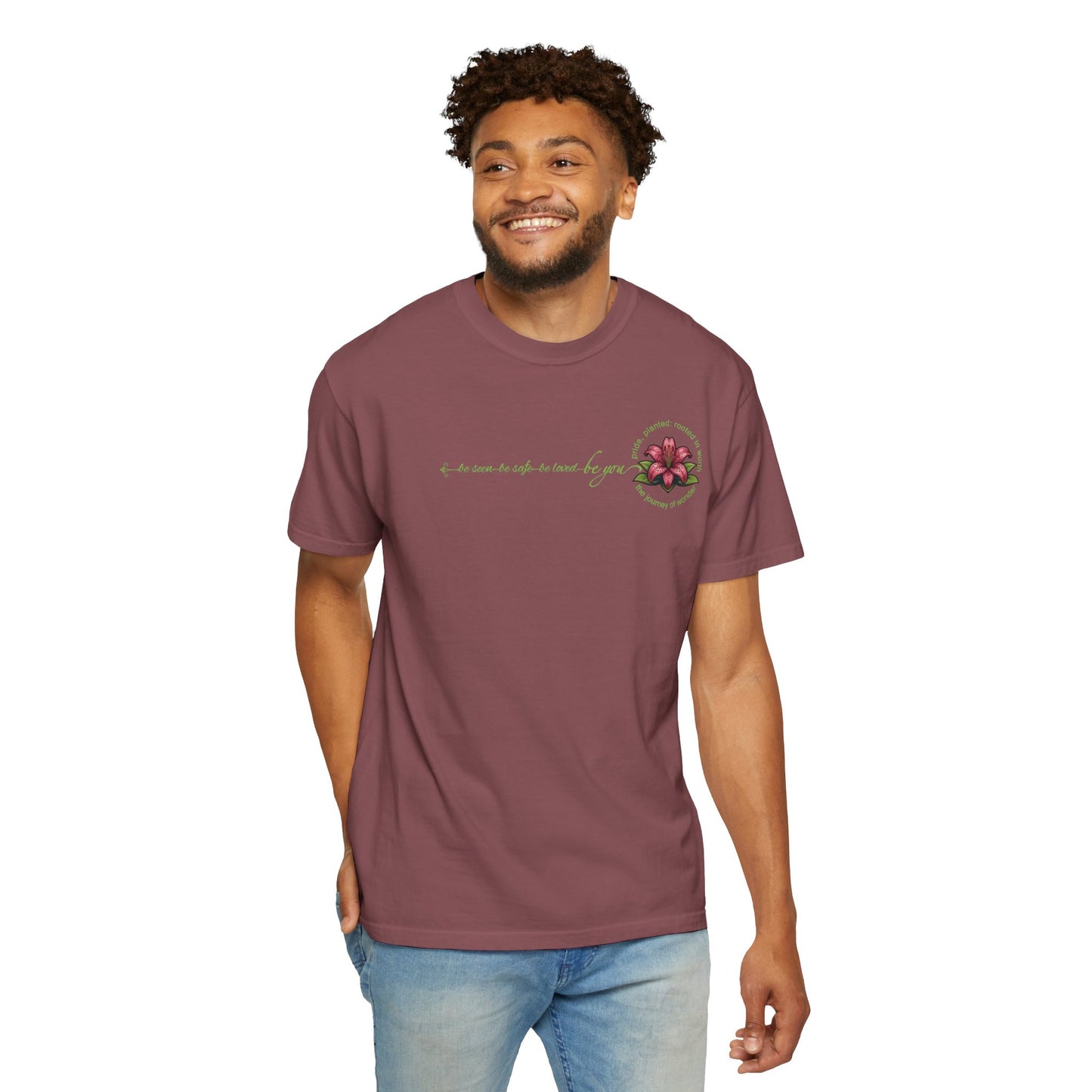 Be You Floral Values T-Shirt | Pride, Planted Collection