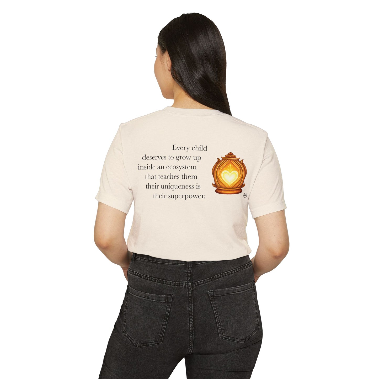 Heartlight™ by WillowGrove Ecosystem Statement Recycled Organic Tee