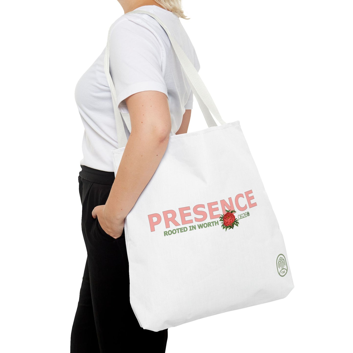 Presence Tote Bag | Pride, Planted: Rooted in Worth Collection