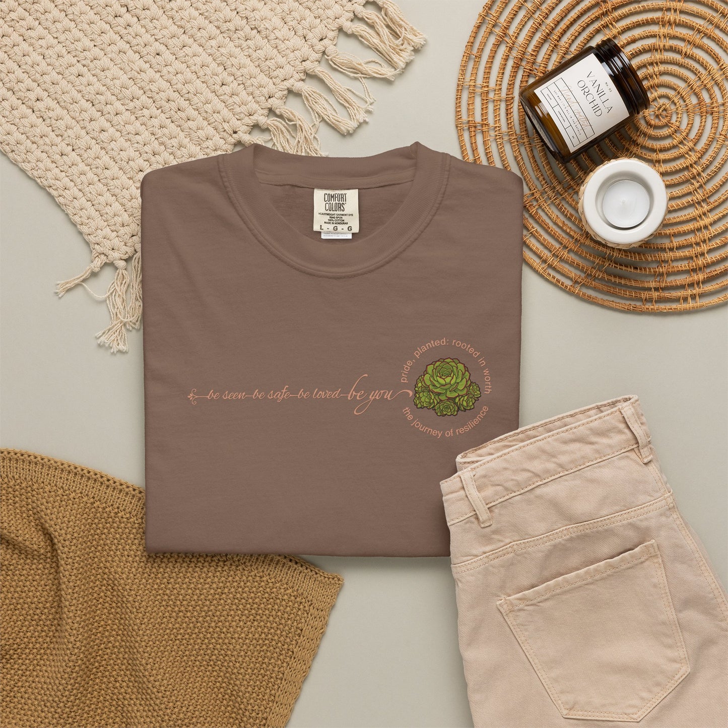 Be You Floral Values T-Shirt | Pride, Planted Collection