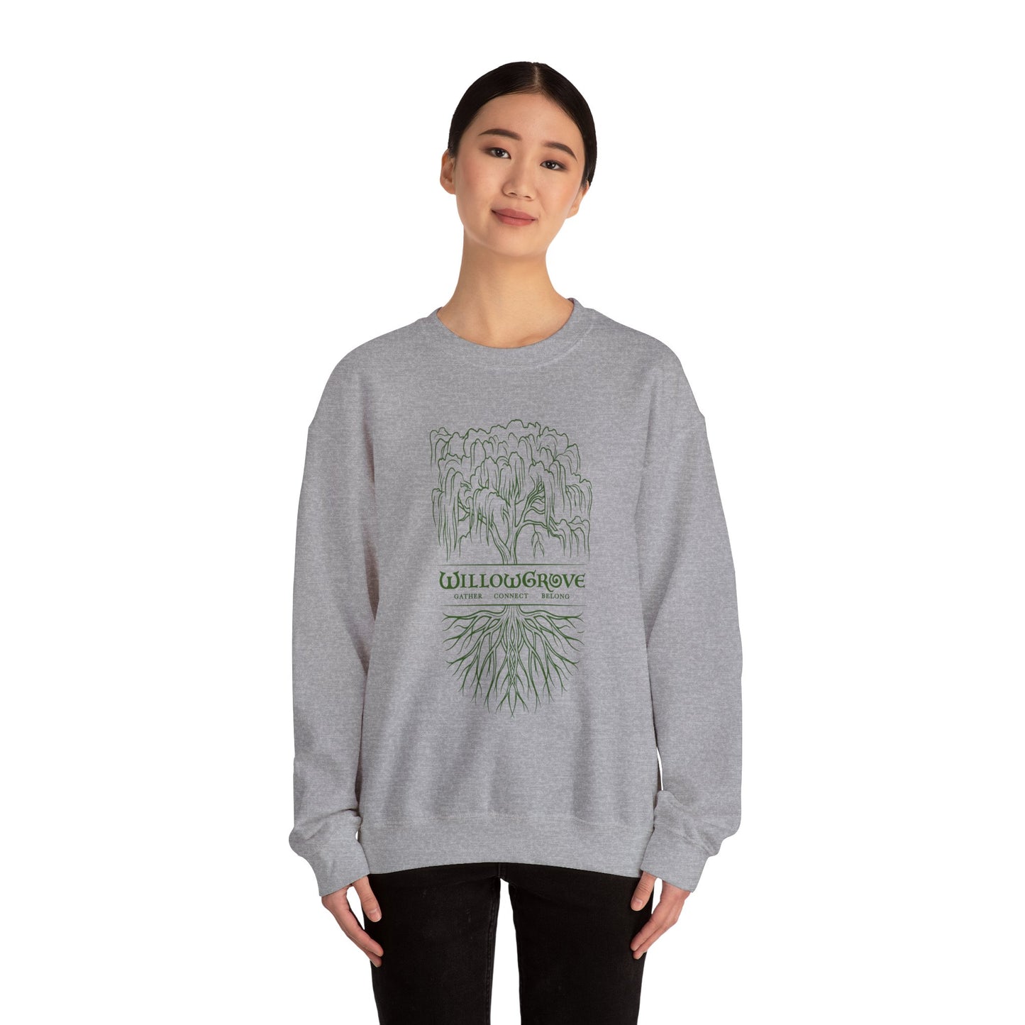 Arbor Series | WillowGrove Roots – Crewneck Sweatshirt