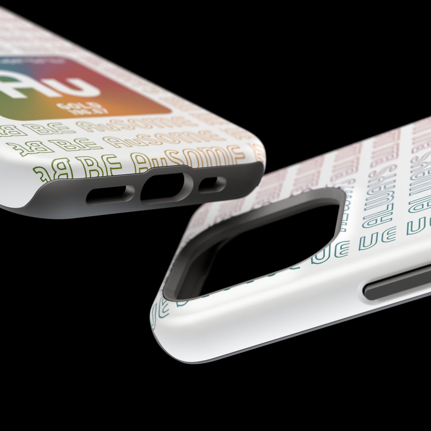 Magnetic Phone Case — 'Au Gold' Periodic Table Design (Be AuSome)