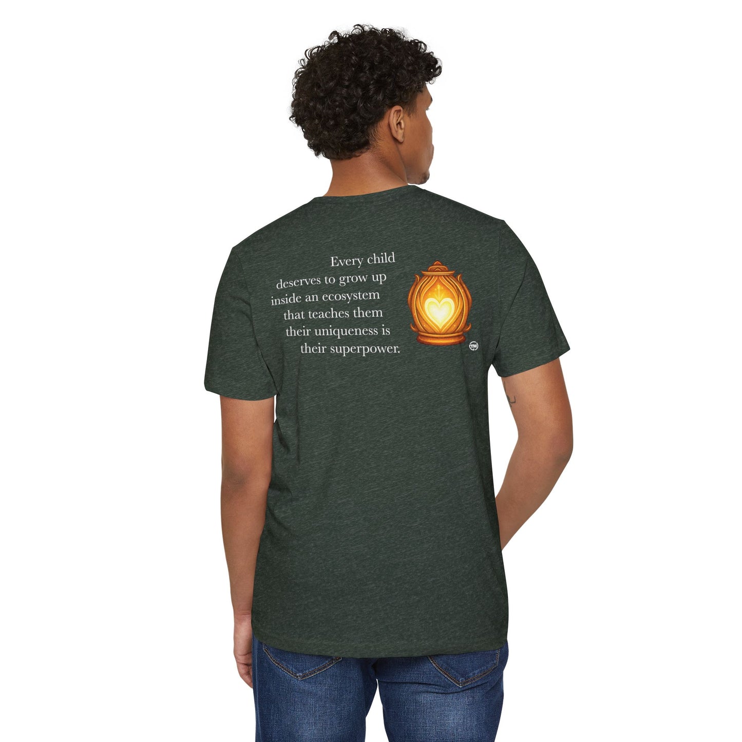 Heartlight™ by WillowGrove Ecosystem Statement Recycled Organic Tee
