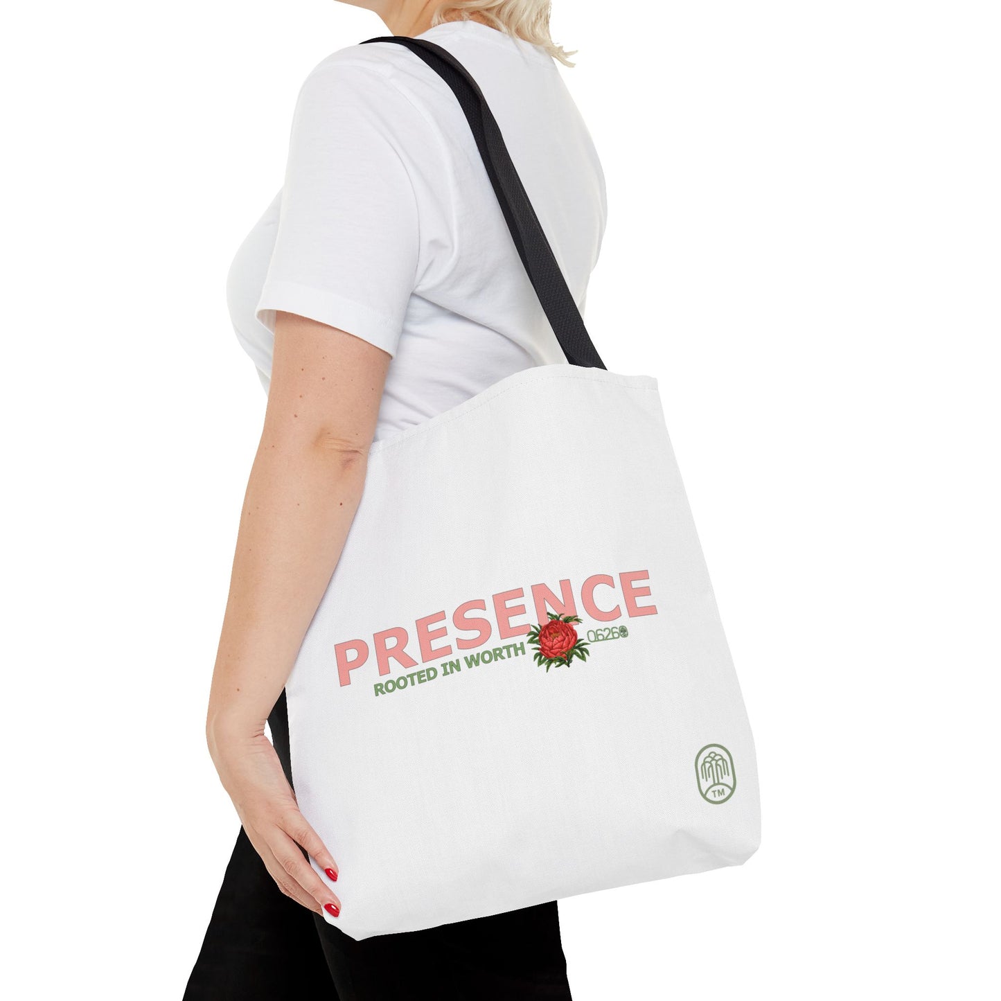 Presence Tote Bag | Pride, Planted: Rooted in Worth Collection