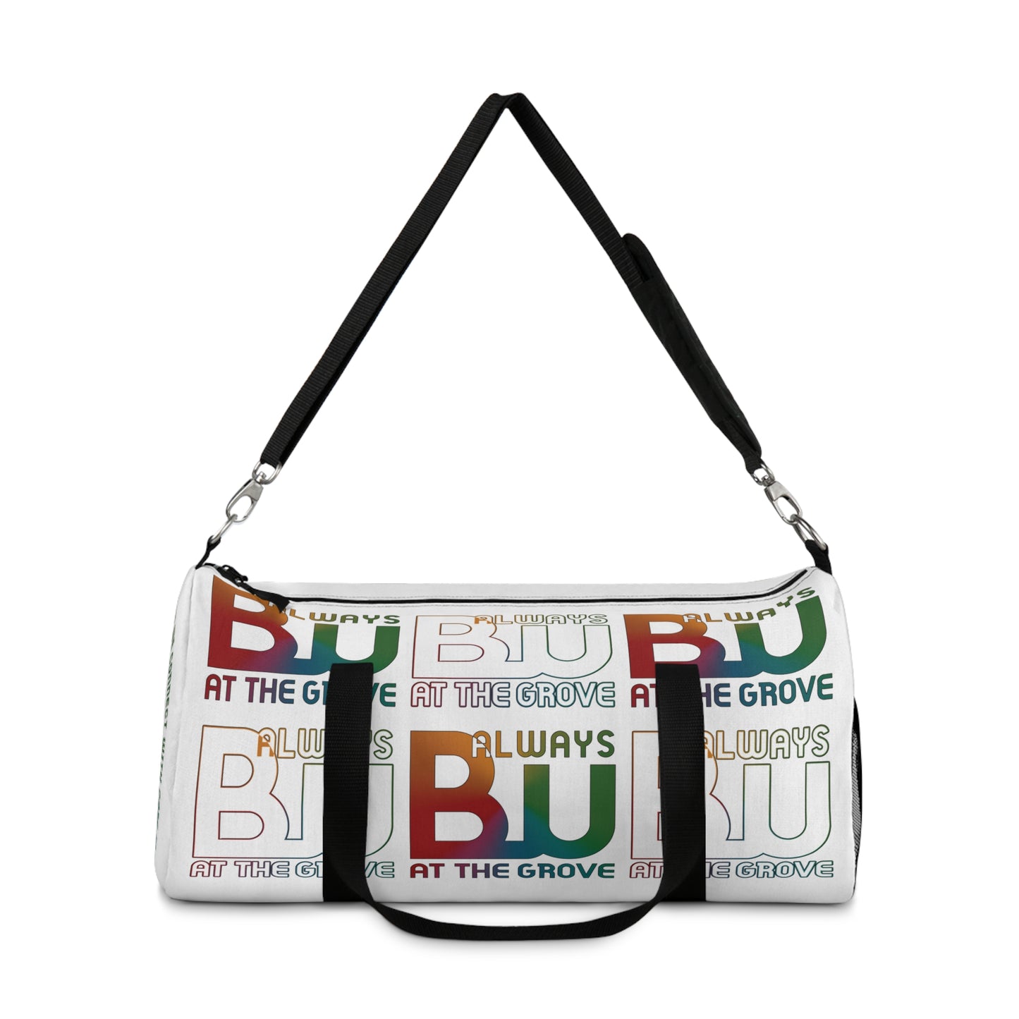 Always BU Weekender Duffel Bag — Colorful Repeat Grid