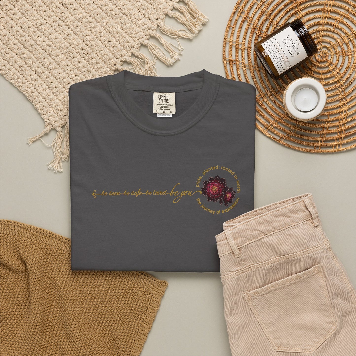 Be You Floral Values T-Shirt | Pride, Planted Collection