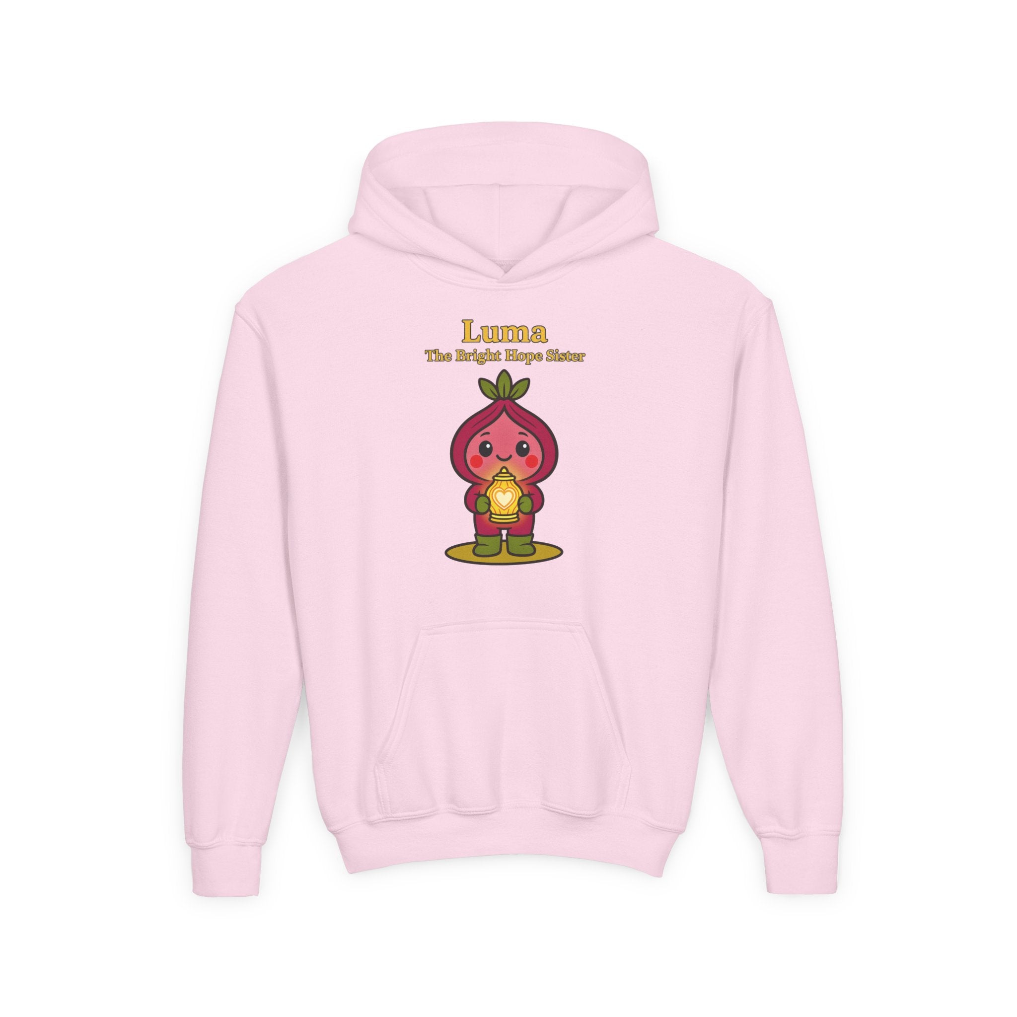 Heartlight Collection: 'Luma the Dreamer' Camping Twins Cute Kids Hooded Sweatshirt