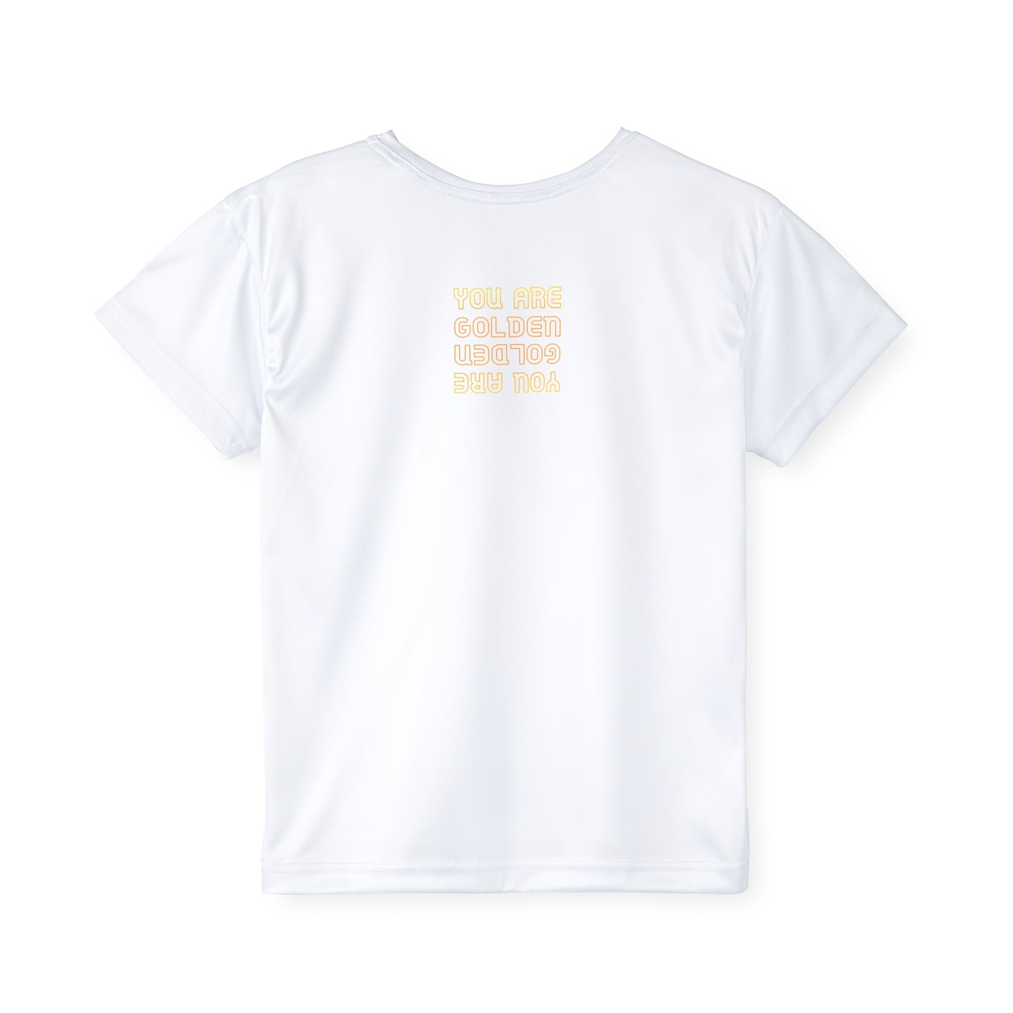 Always BU "You are Golden" — Kids Sports Jersey: White
