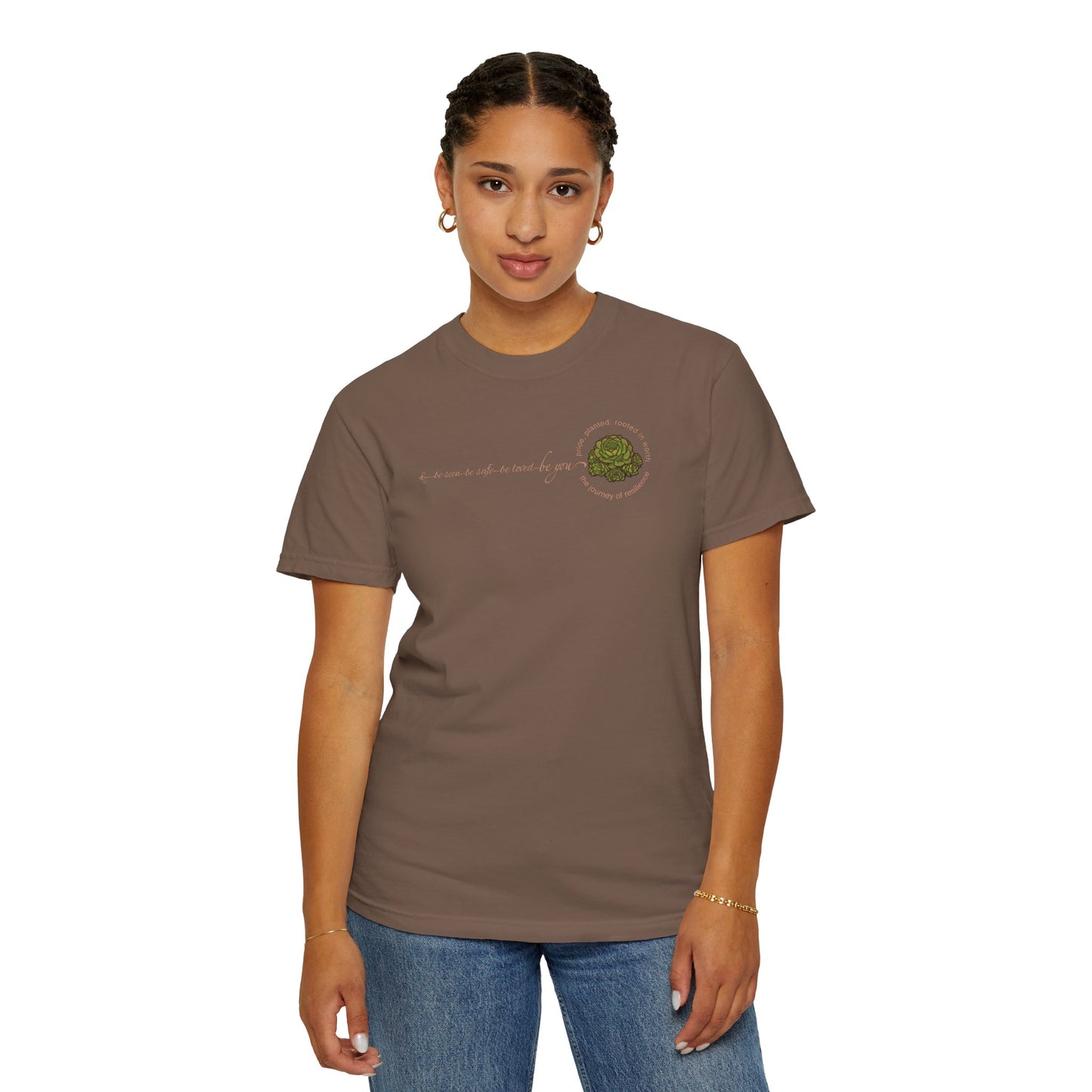 Be You Floral Values T-Shirt | Pride, Planted Collection