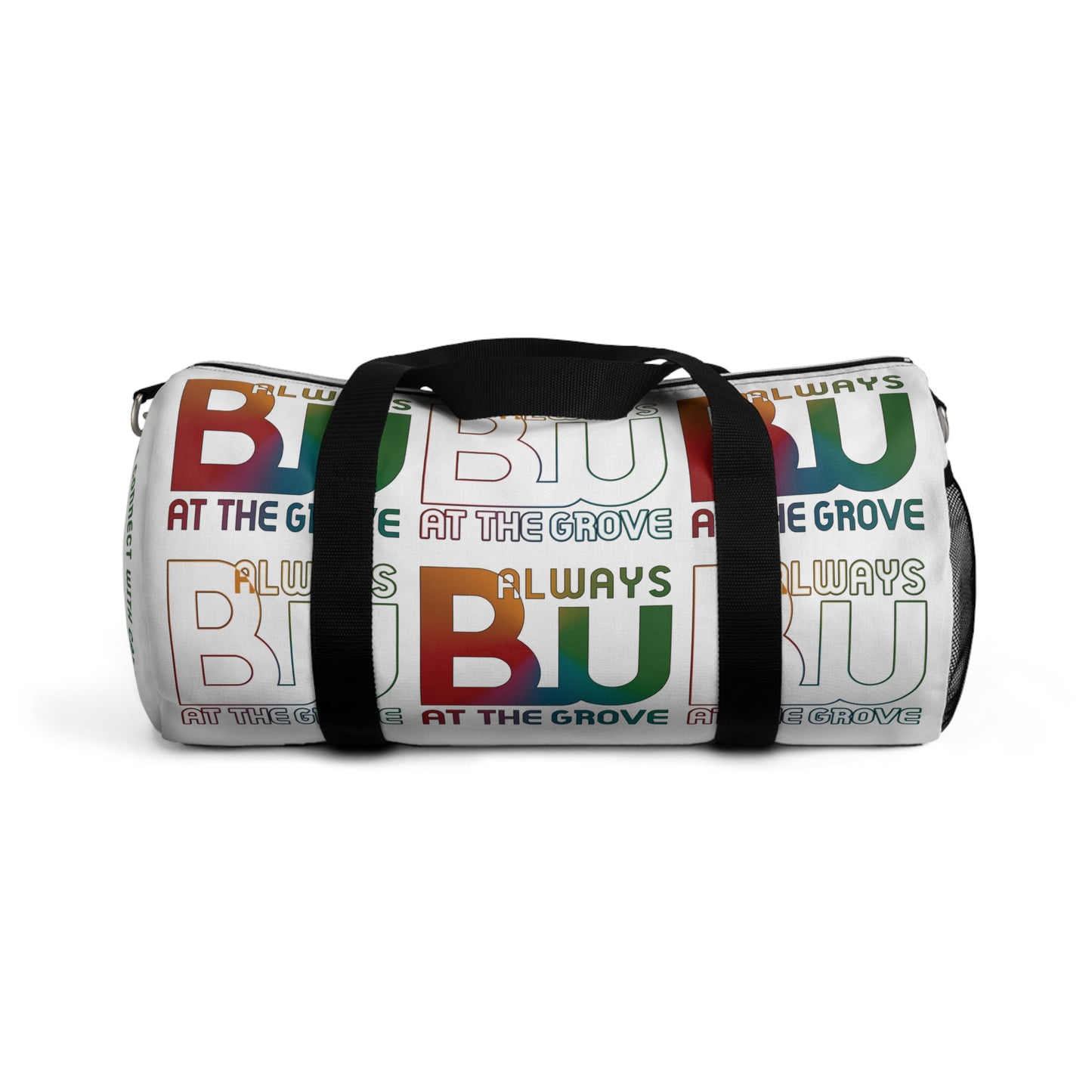 Always BU Weekender Duffel Bag — Colorful Repeat Grid