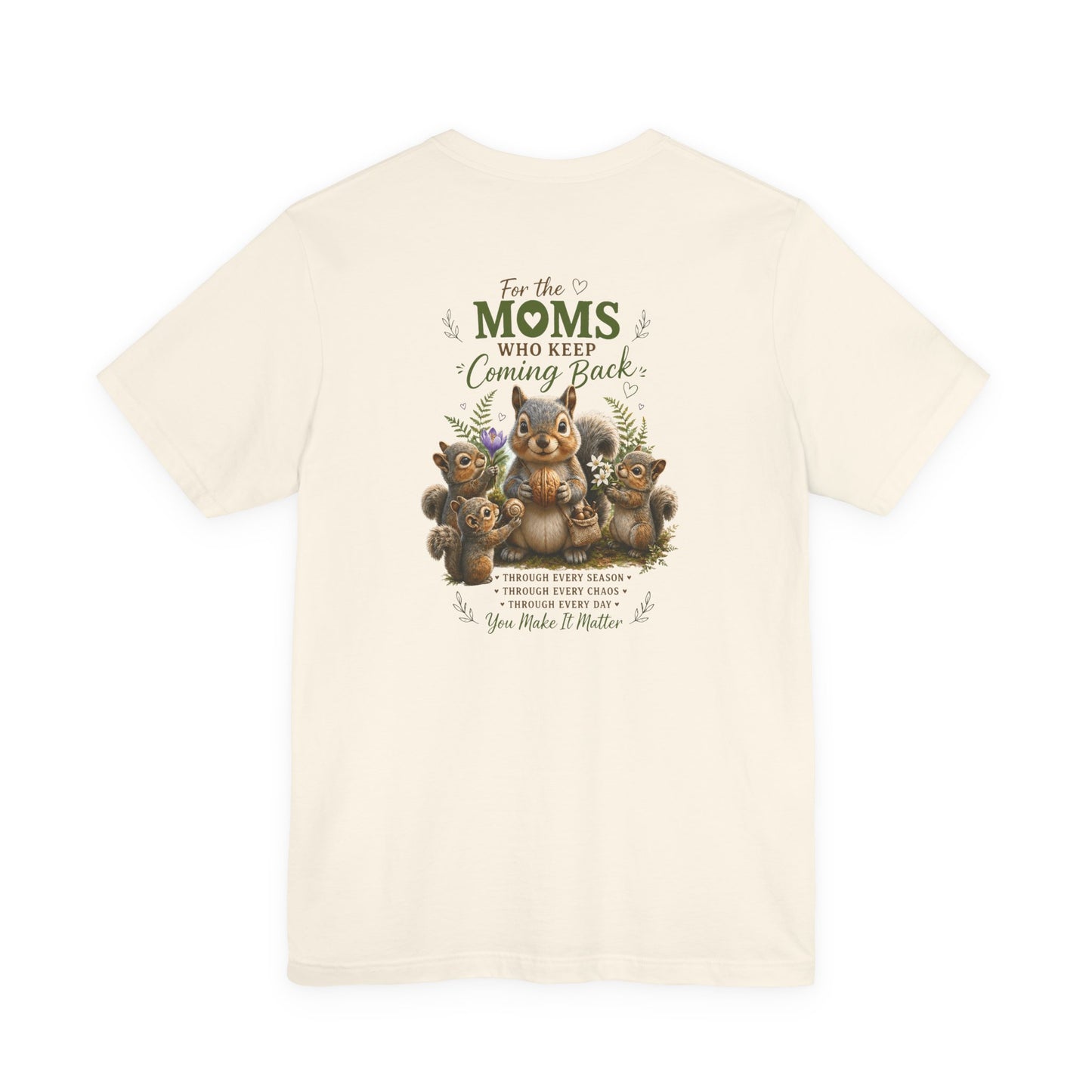 Mom Who Keeps Coming Back Tee — 'You Make It Matter' Inspirational Mother's Day Shirt