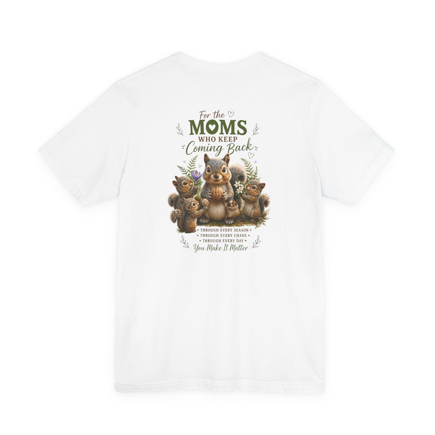 Mom Who Keeps Coming Back Tee — 'You Make It Matter' Inspirational Mother's Day Shirt