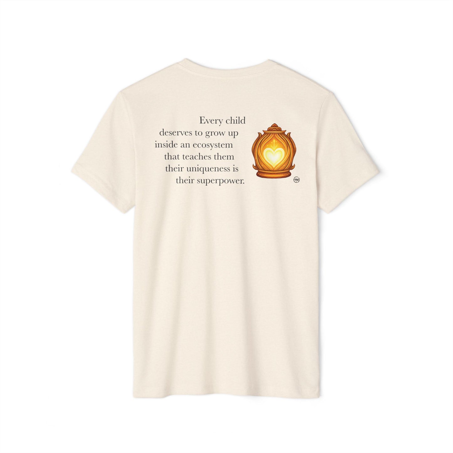 Heartlight™ by WillowGrove Ecosystem Statement Recycled Organic Tee