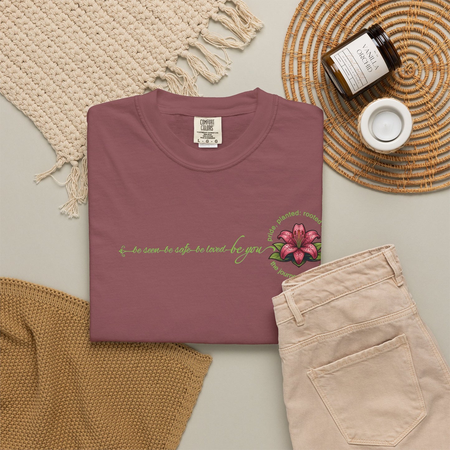 Be You Floral Values T-Shirt | Pride, Planted Collection