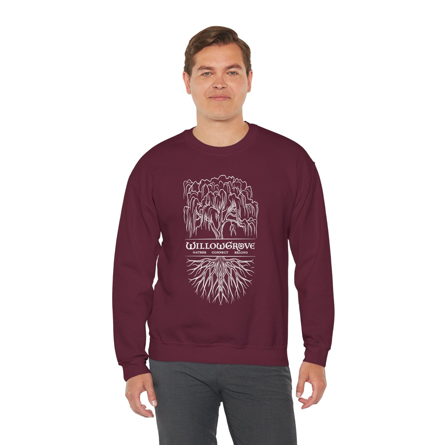 Arbor Series | WillowGrove Roots – Crewneck Sweatshirt