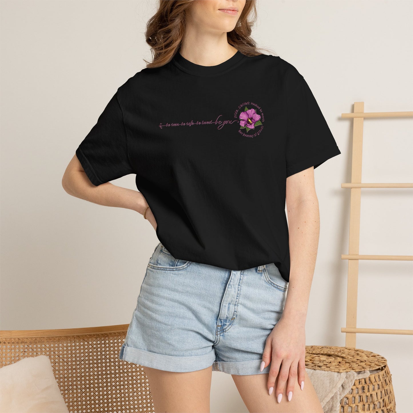 Be You Floral Values T-Shirt | Pride, Planted Collection